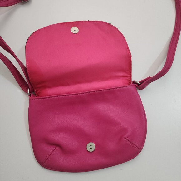 Pink Cat Face Crossbody Purse Cute Novelty Animal Mini Bag Adjustable Strap - Picture 5 of 11